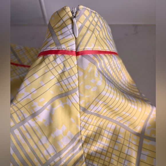 Greg Norman Collection Gold Mini A-Line Skirt Cocktail - Picture 9 of 9